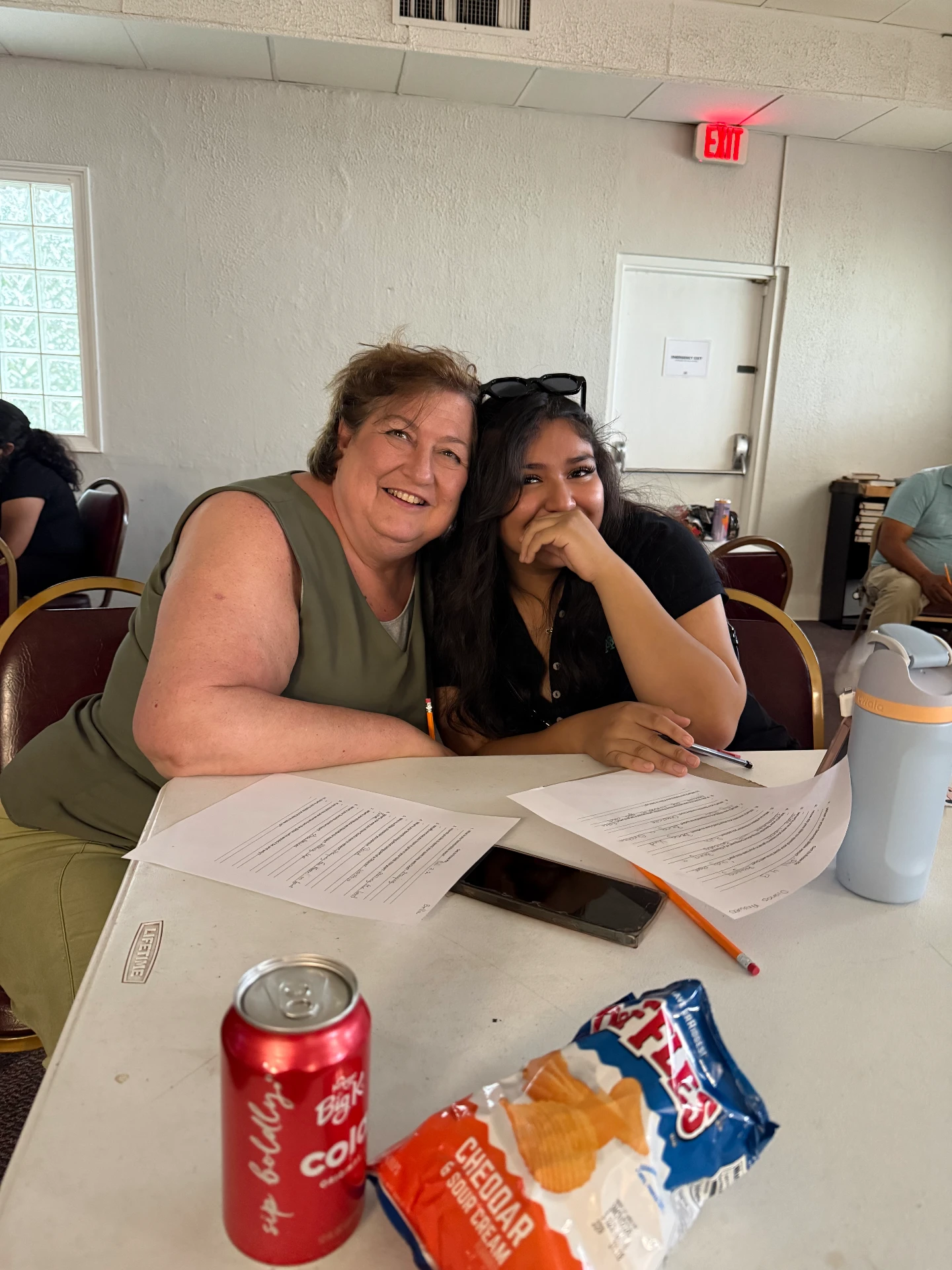 LIFT volunteers and mentors building relationships with students