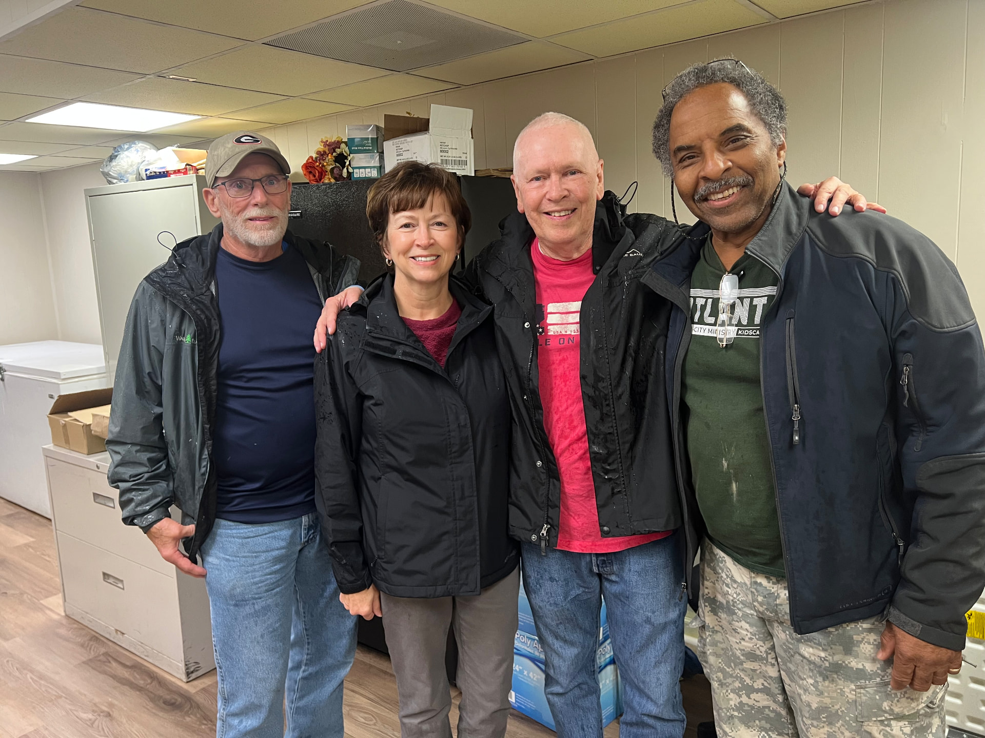 The AIM team and volunteers at Hope For The Family